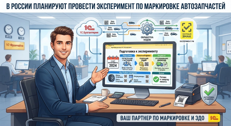 В России планируют провести эксперемент по маркировке автозапчастей